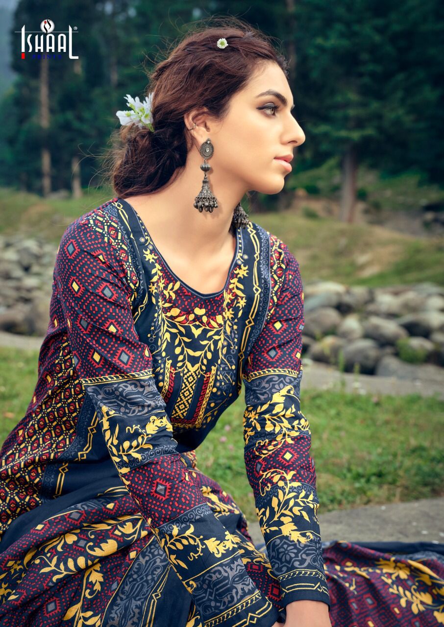 Ishaal Prints Gulmohar Vol 20 Wholesaler Of Karachi Suits