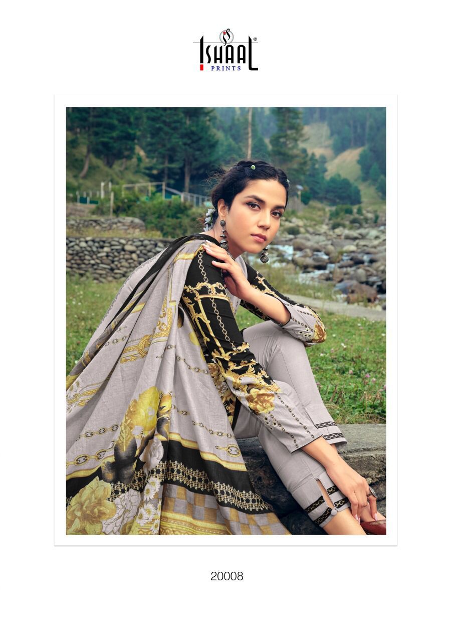 Ishaal Prints Gulmohar Vol 20 Wholesaler Of Karachi Suits