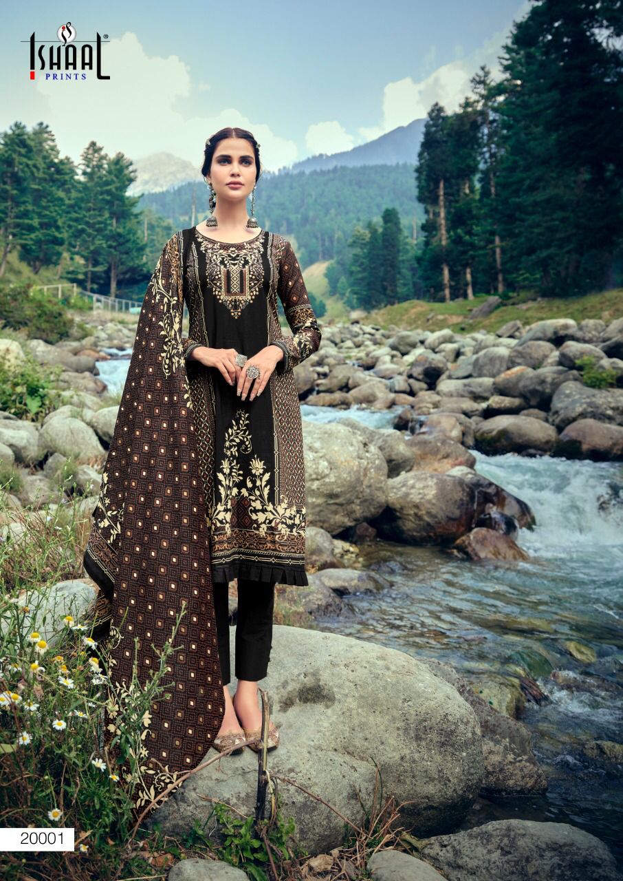 Ishaal Prints Gulmohar Vol 20 Wholesaler Of Karachi Suits