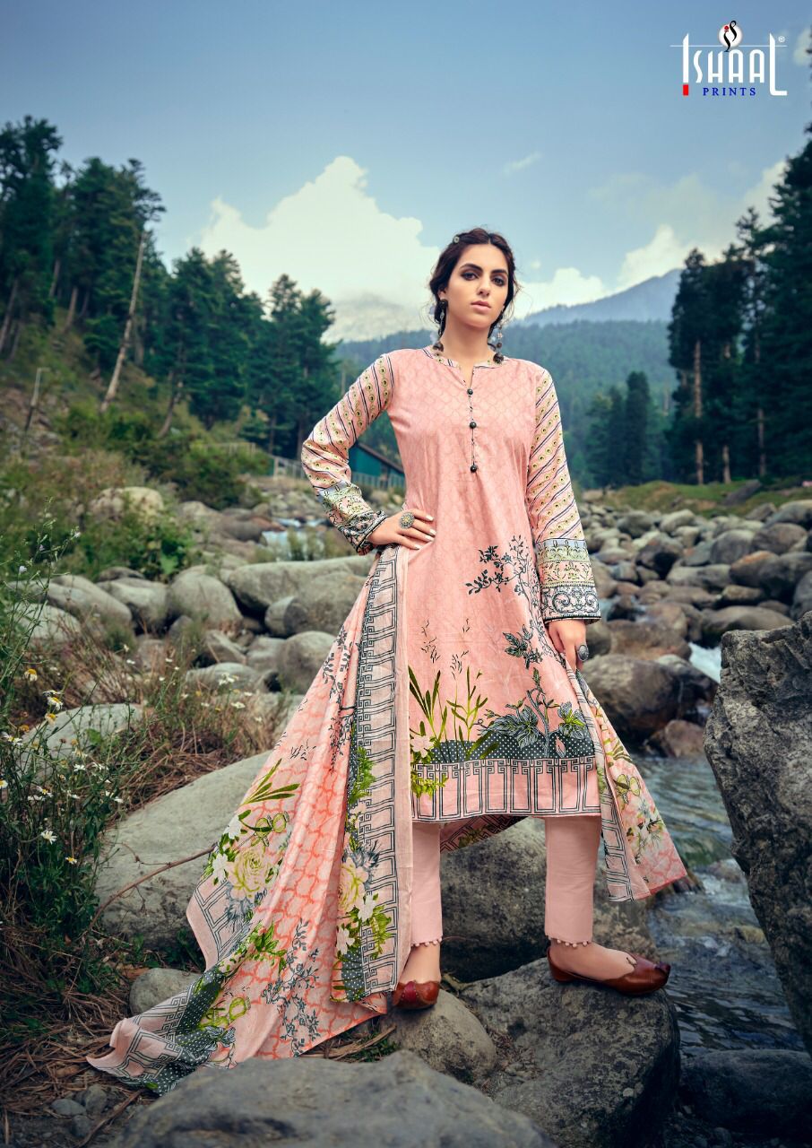 Ishaal Prints Gulmohar Vol 20 Wholesaler Of Karachi Suits