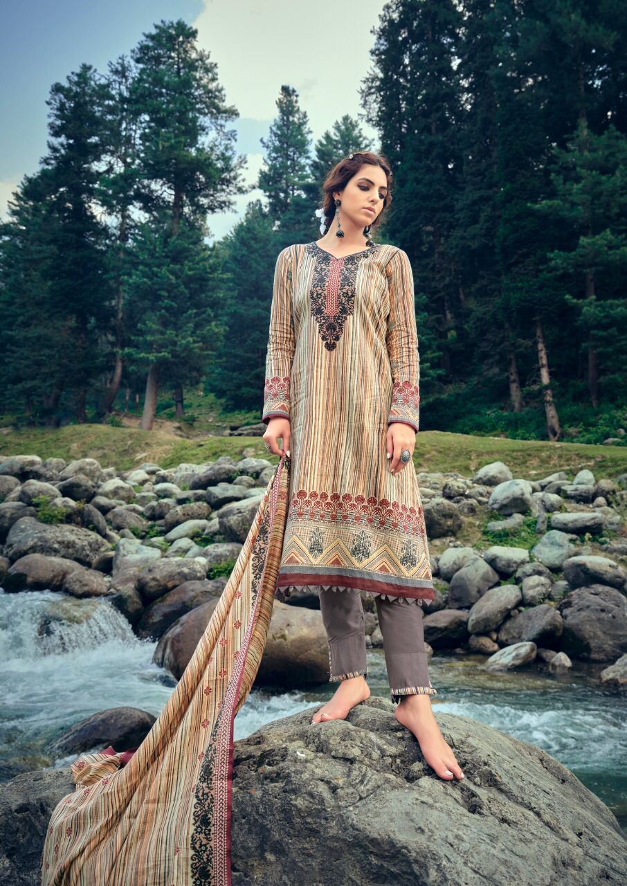 Ishaal Prints Gulmohar Vol 20 Wholesaler Of Karachi Suits