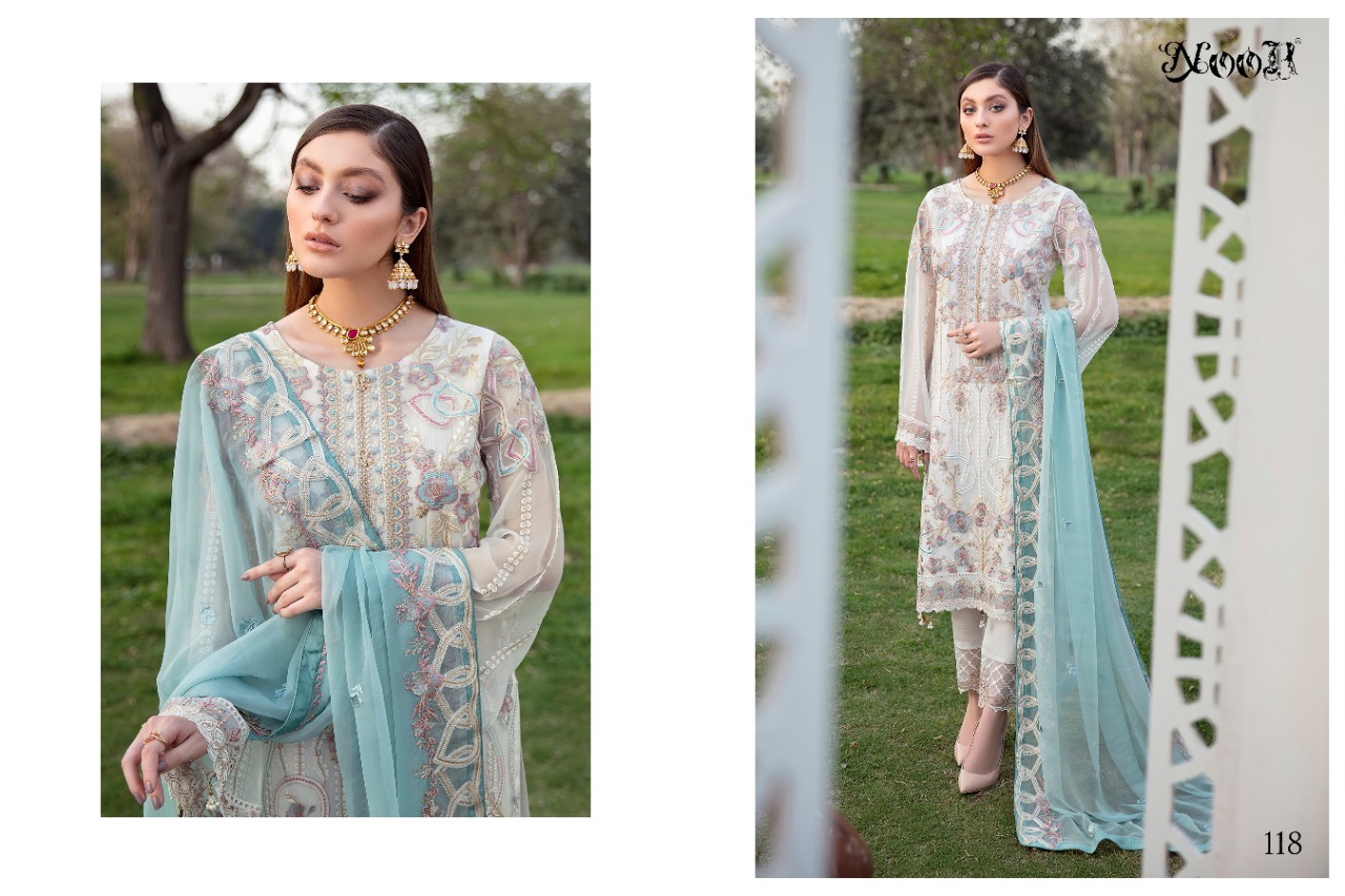Noor Presnets Ramsha Vol-5 Pakistani Suit Wholesale Rate At Saidharanx
