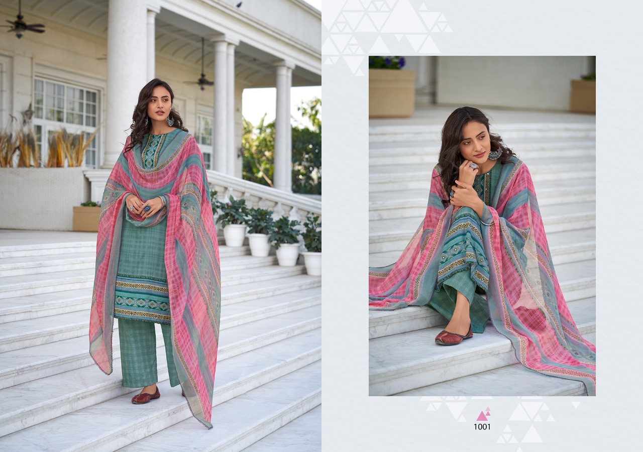 Sweety Fashion Presents Rim Zim Cotton Satin With Embroidery Work Fancy Event Wear Salwar Suit Collection Wholesale Rate In Surat