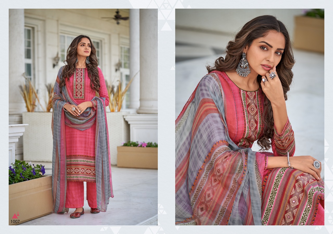 Sweety Fashion Presents Rim Zim Cotton Satin With Embroidery Work Fancy Event Wear Salwar Suit Collection Wholesale Rate In Surat