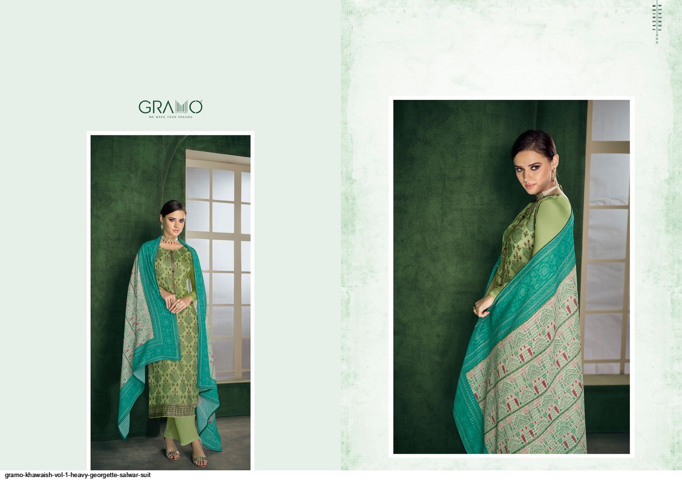 Gramo Khawaish Vol 1 Heavy Georgette Salwar Suit