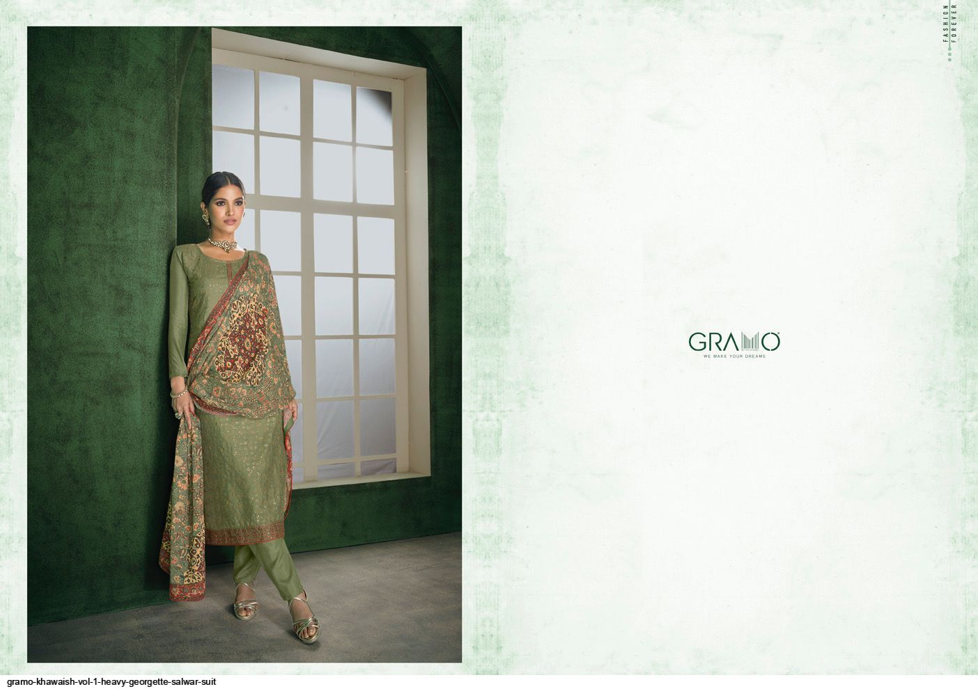 Gramo Khawaish Vol 1 Heavy Georgette Salwar Suit
