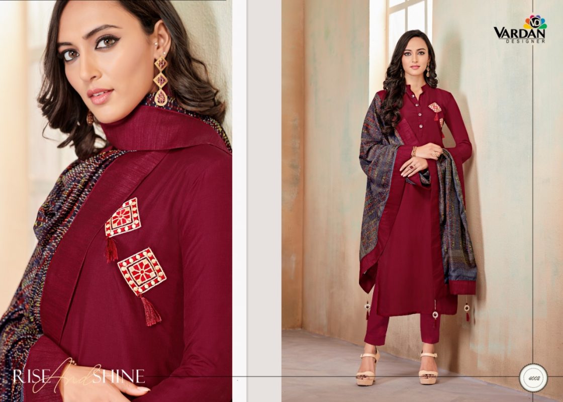 Kanishka By Vardan Designer 1001 To 1012 Series Salwar Suits Wholesale 12 Pcs