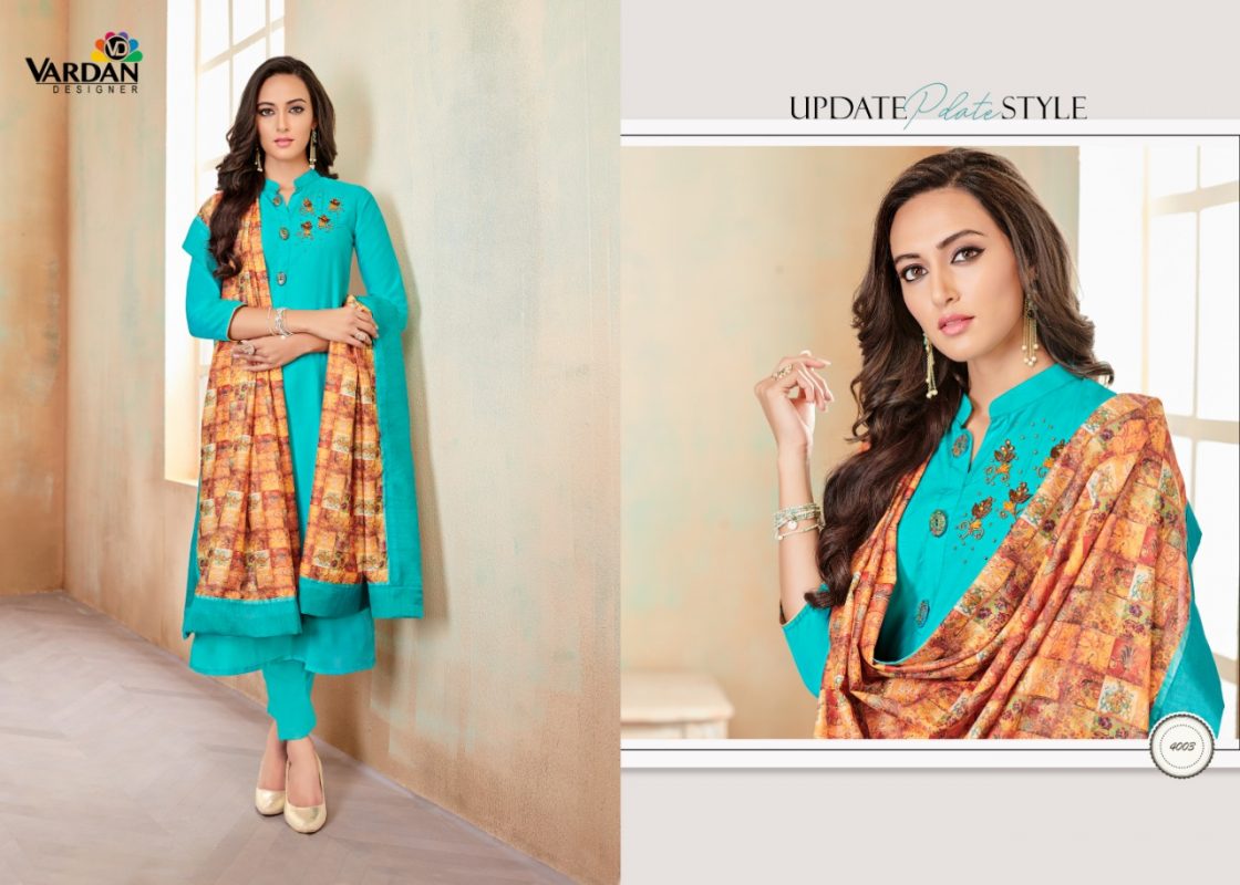 Kanishka By Vardan Designer 1001 To 1012 Series Salwar Suits Wholesale 12 Pcs
