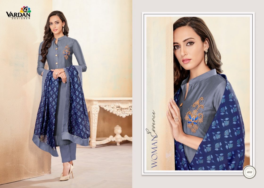 Kanishka By Vardan Designer 1001 To 1012 Series Salwar Suits Wholesale 12 Pcs