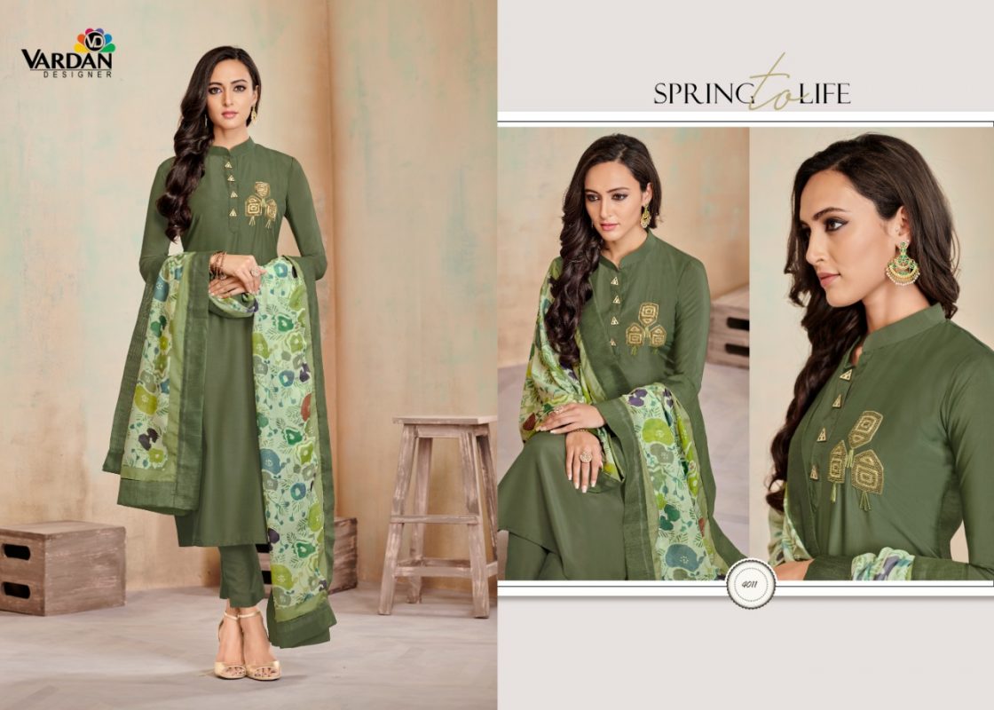 Kanishka By Vardan Designer 1001 To 1012 Series Salwar Suits Wholesale 12 Pcs