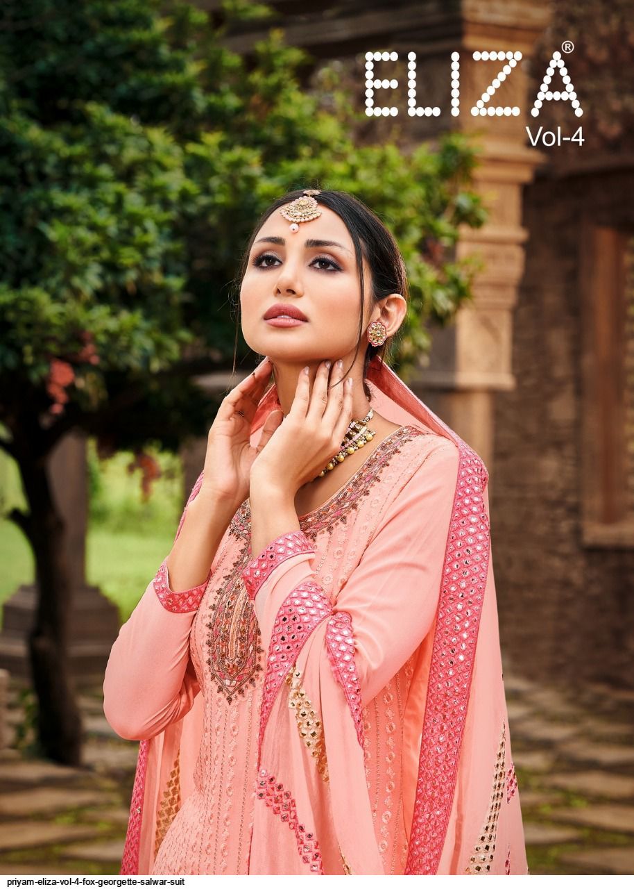Priyam Eliza Vol 4 Fox Georgette Salwar Suit At Saidharanx