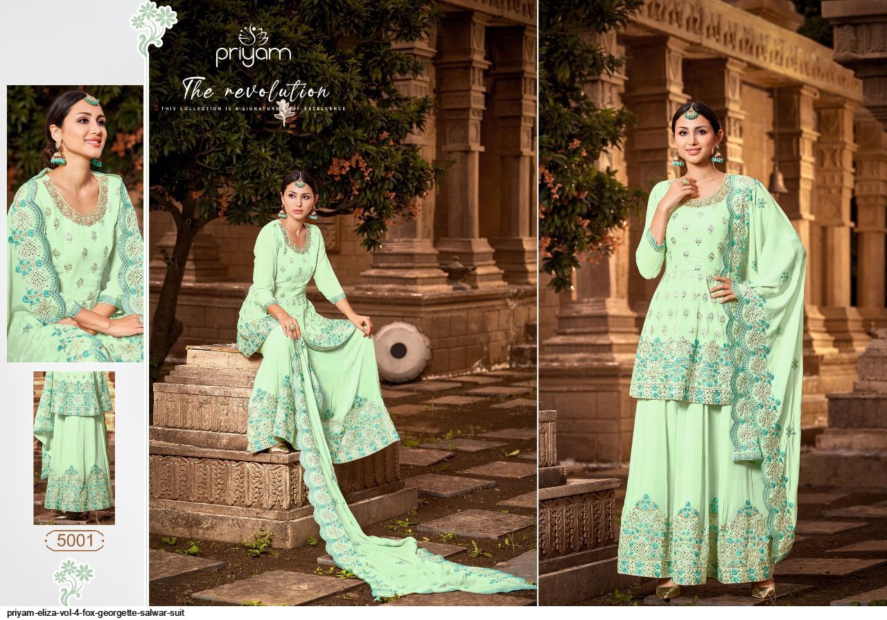Priyam Eliza Vol 4 Fox Georgette Salwar Suit At Saidharanx