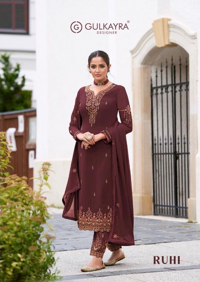 Gulkayra Designer Ruhi Georgette Suit At Saidharanx