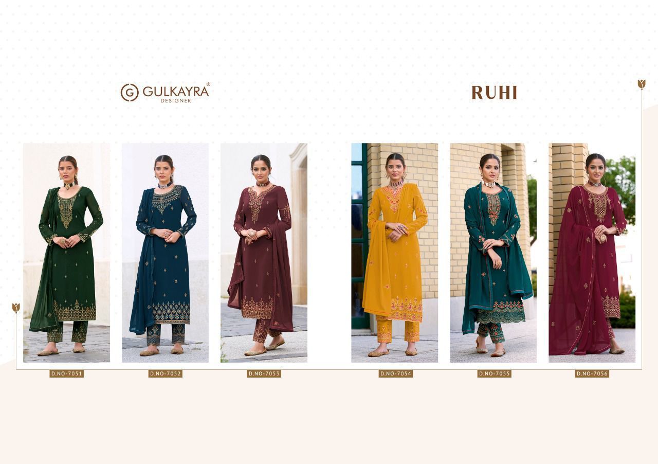 Gulkayra Designer Ruhi Georgette Suit At Saidharanx