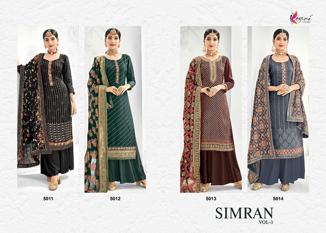 Kesari Trends Simran Vol 3 Heavy Salwar Suits At Saidharanx