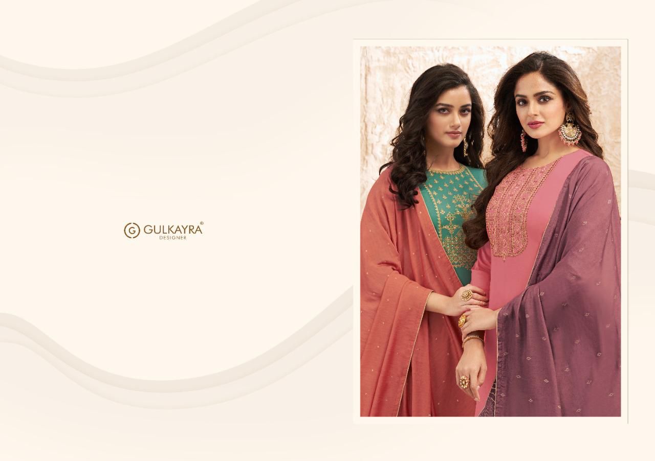 Bundle Of 6 Wholesale Salwar Suit Catalog Nazam By Gulkayra Designer At Saidharanx