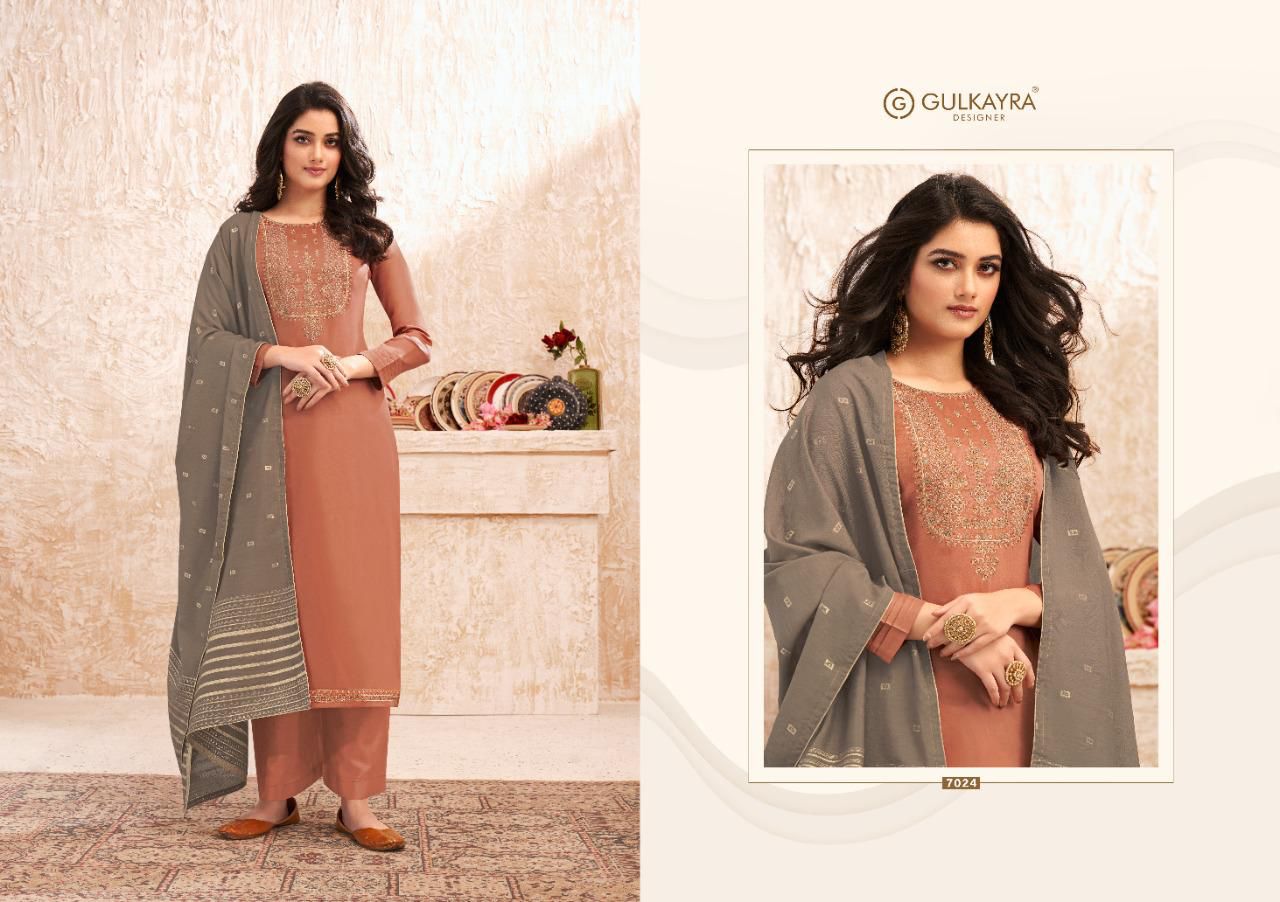 Bundle Of 6 Wholesale Salwar Suit Catalog Nazam By Gulkayra Designer At Saidharanx