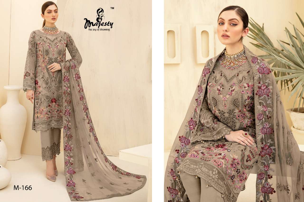 Majesty Presents Latest Catalog Ramsha Vol-05 Wholesale Rate In Surat- Saidharanx