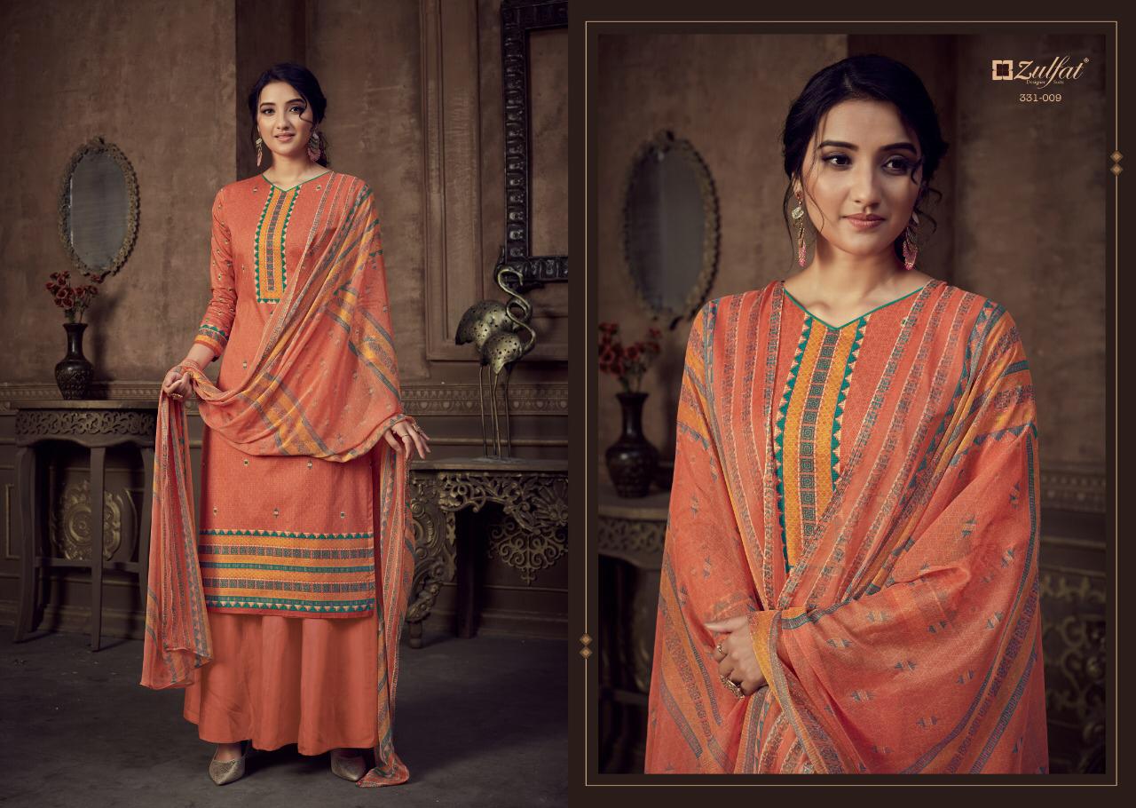 Zulfat Designer Summer Style 331-001 To 331-010 Series Salwar Kameez At Saidharanx
