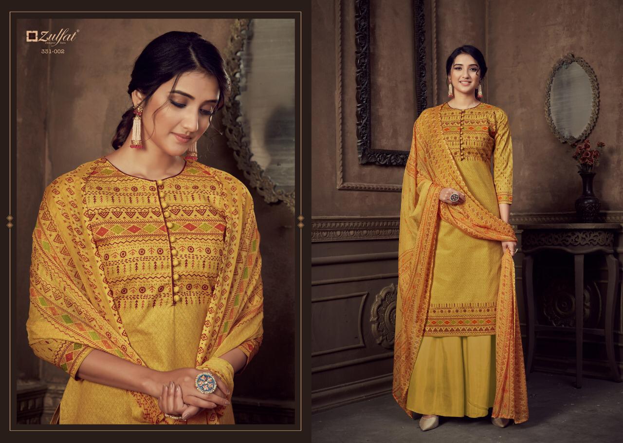 Zulfat Designer Summer Style 331-001 To 331-010 Series Salwar Kameez At Saidharanx