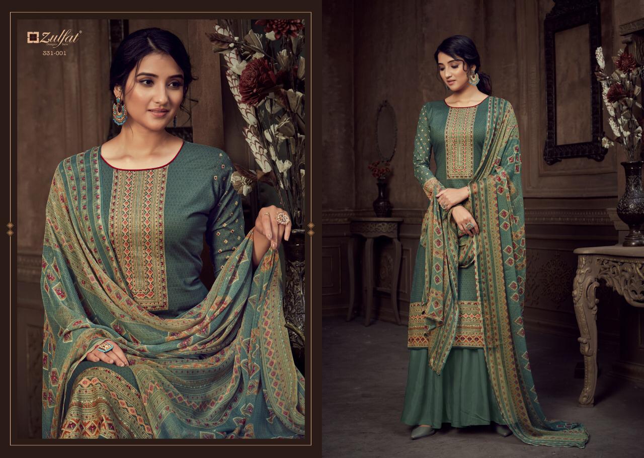 Zulfat Designer Summer Style 331-001 To 331-010 Series Salwar Kameez At Saidharanx