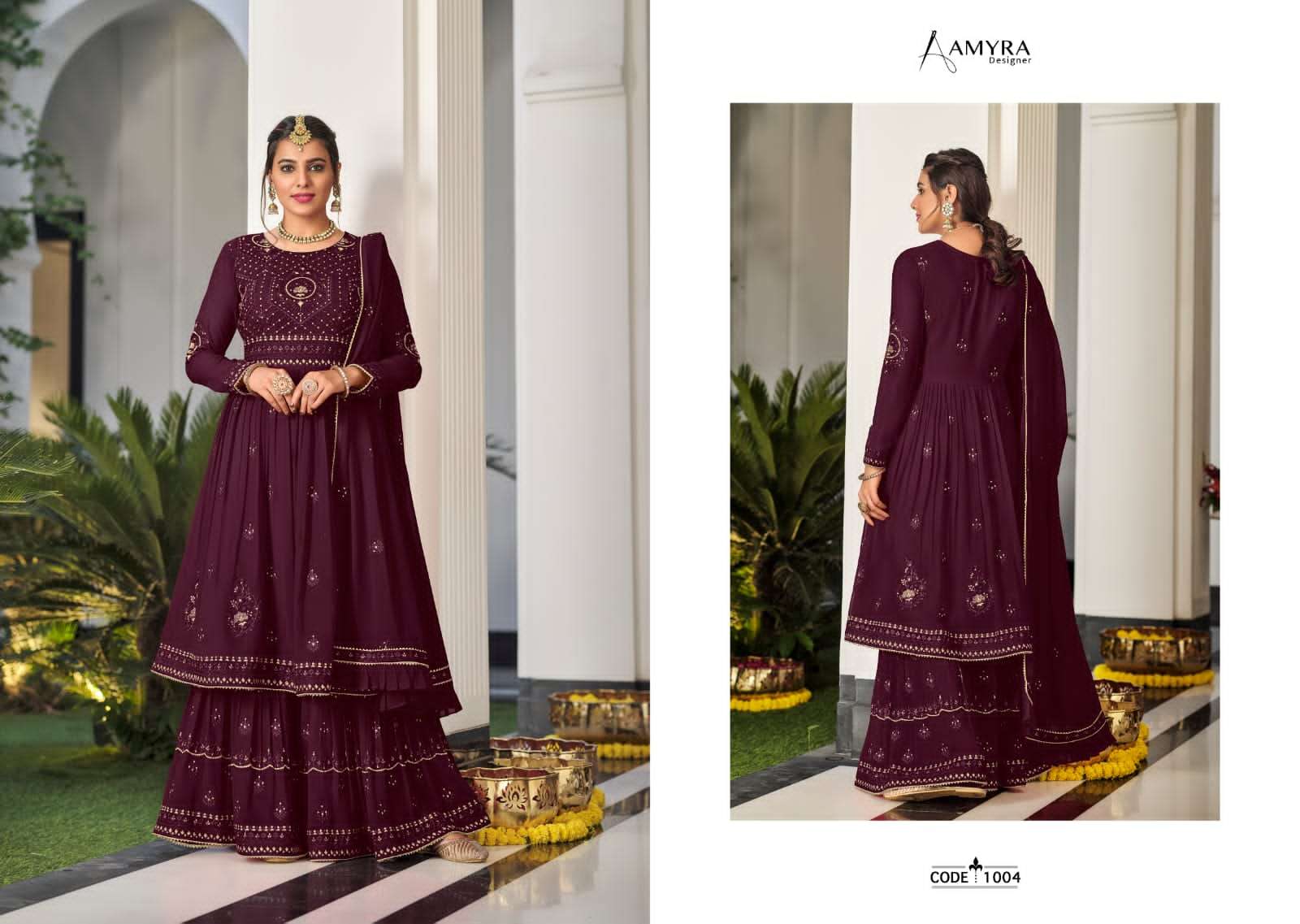 Aamyra Designer Vintage 1001-1004 Series Exclusive Designer Salwar Suits Wholesale Rate At Saidharanx