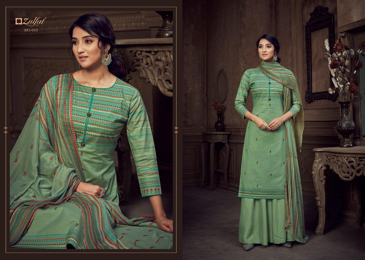Zulfat Designer Summer Style 331-001 To 331-010 Series Salwar Kameez At Saidharanx