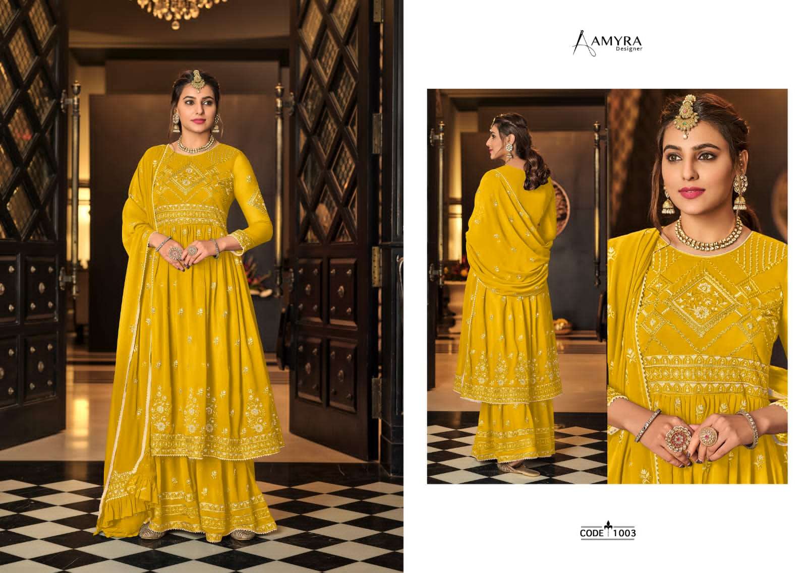 Aamyra Designer Vintage 1001-1004 Series Exclusive Designer Salwar Suits Wholesale Rate At Saidharanx
