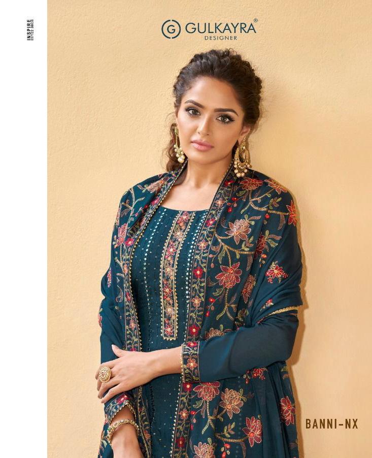Banni Nx Gulkayra Designer Plazzo Dress Material At Saidharanx
