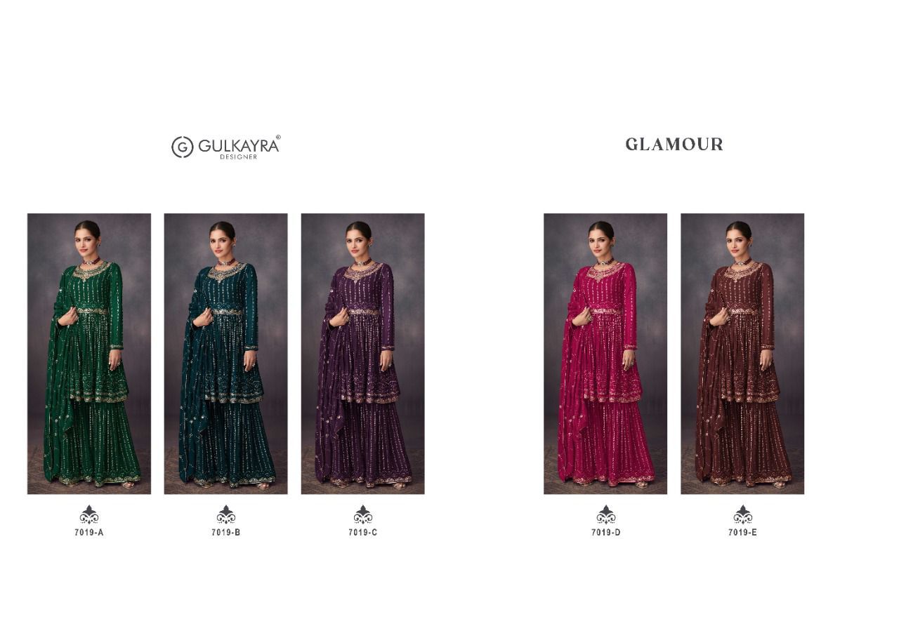Glamour By Gulkayra Designer Presenting Real Georgette With Dull Santoon Inner Collection By Ashirwad In Wholesale Rate At Saidharanx