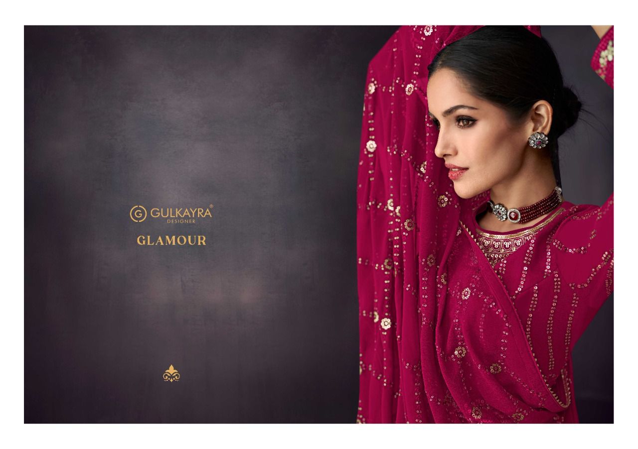 Glamour By Gulkayra Designer Presenting Real Georgette With Dull Santoon Inner Collection By Ashirwad In Wholesale Rate At Saidharanx