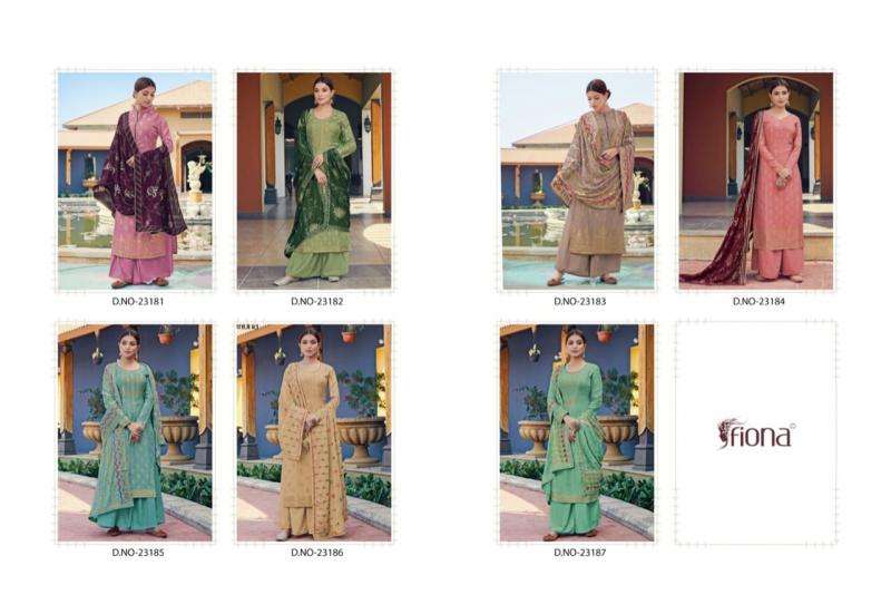 Fiona Presents Ds. No. 23181 To Ds. No. 23187 Wholesale Rate At Saidharanx