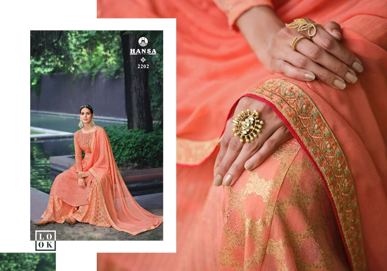Hansa Prints Presents Latest Catalog Banaras Swaragini Wholesale Rate At Saidharanx