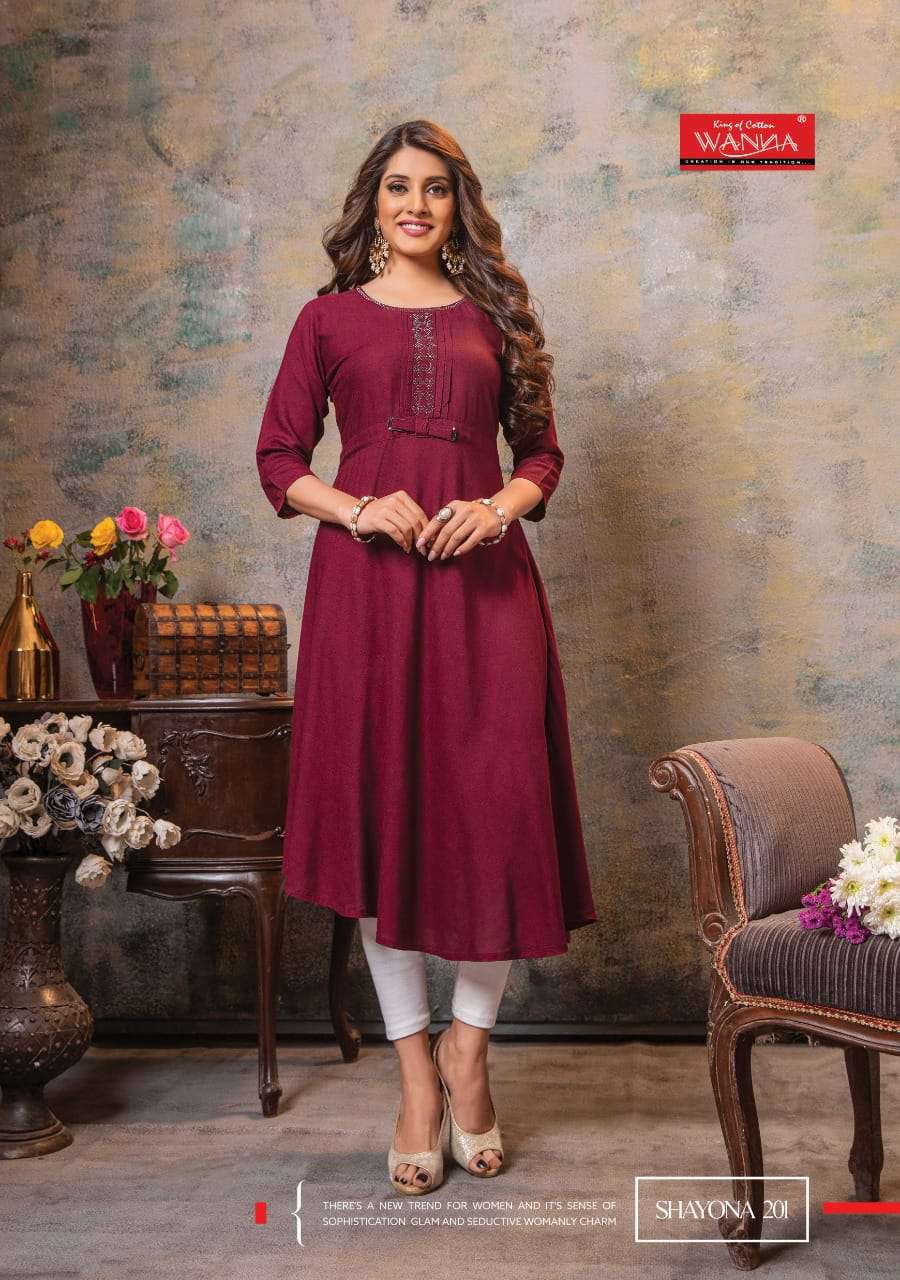 Shayona Vol 2 Wanna Designer Long Kurtis At Saidharanx