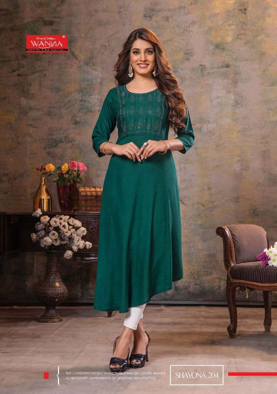 Shayona Vol 2 Wanna Designer Long Kurtis At Saidharanx
