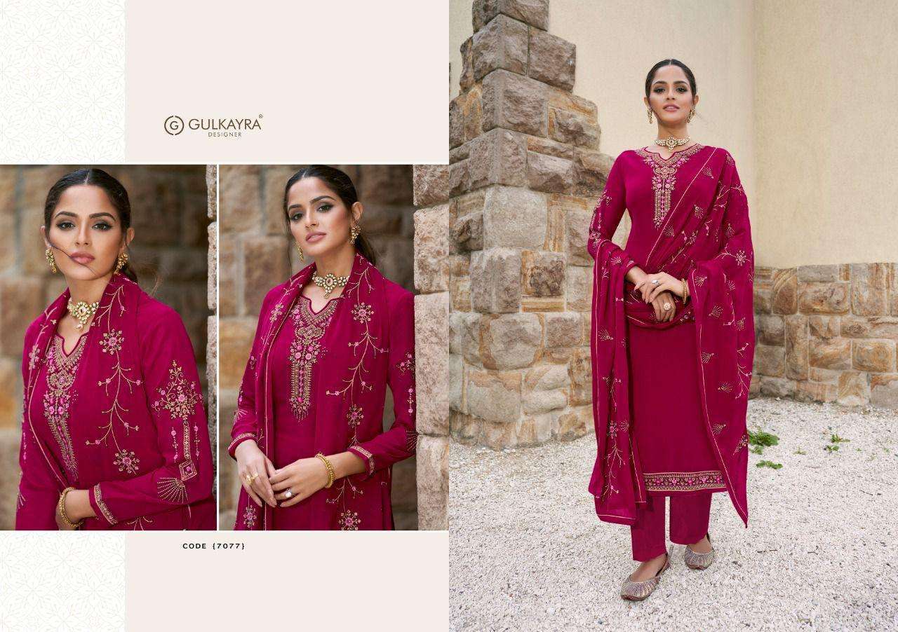 Gulkayra Designer Presents New Catalog Charmi In Wholesale Rate In Surat At Saidharanx