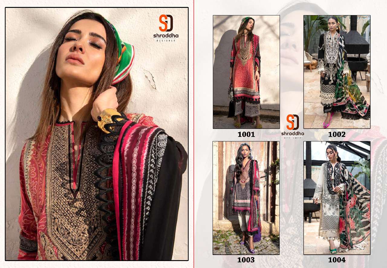 Shraddha Designer Present Sana Safinaz Muzline Spring Vol 1 Cotton Salwar Suits Collection In Wholesale Price  At Saidharanx