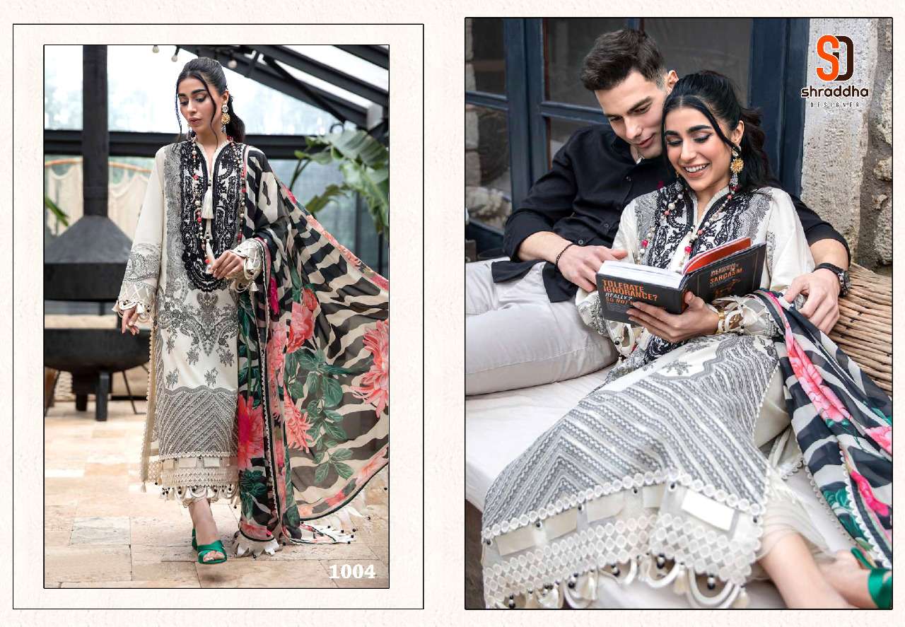 Shraddha Designer Present Sana Safinaz Muzline Spring Vol 1 Cotton Salwar Suits Collection In Wholesale Price  At Saidharanx