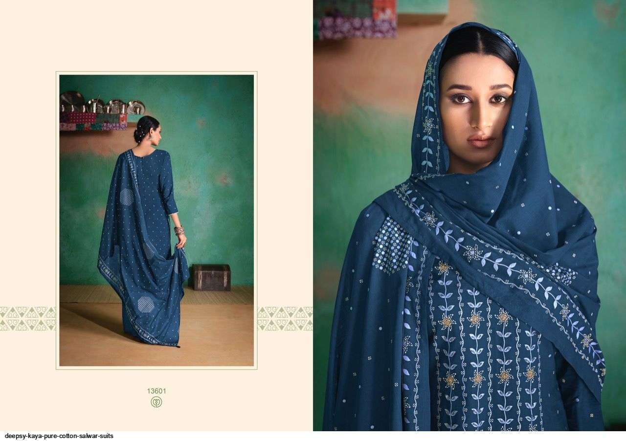 DEEPSY SUITS PRESENT KAYA CATALOG PURE COTTON PRINTED DESIGNER SALWAR SUITS COLLECTION IN WHOLESALE PRICE AT SAIDHARANX 