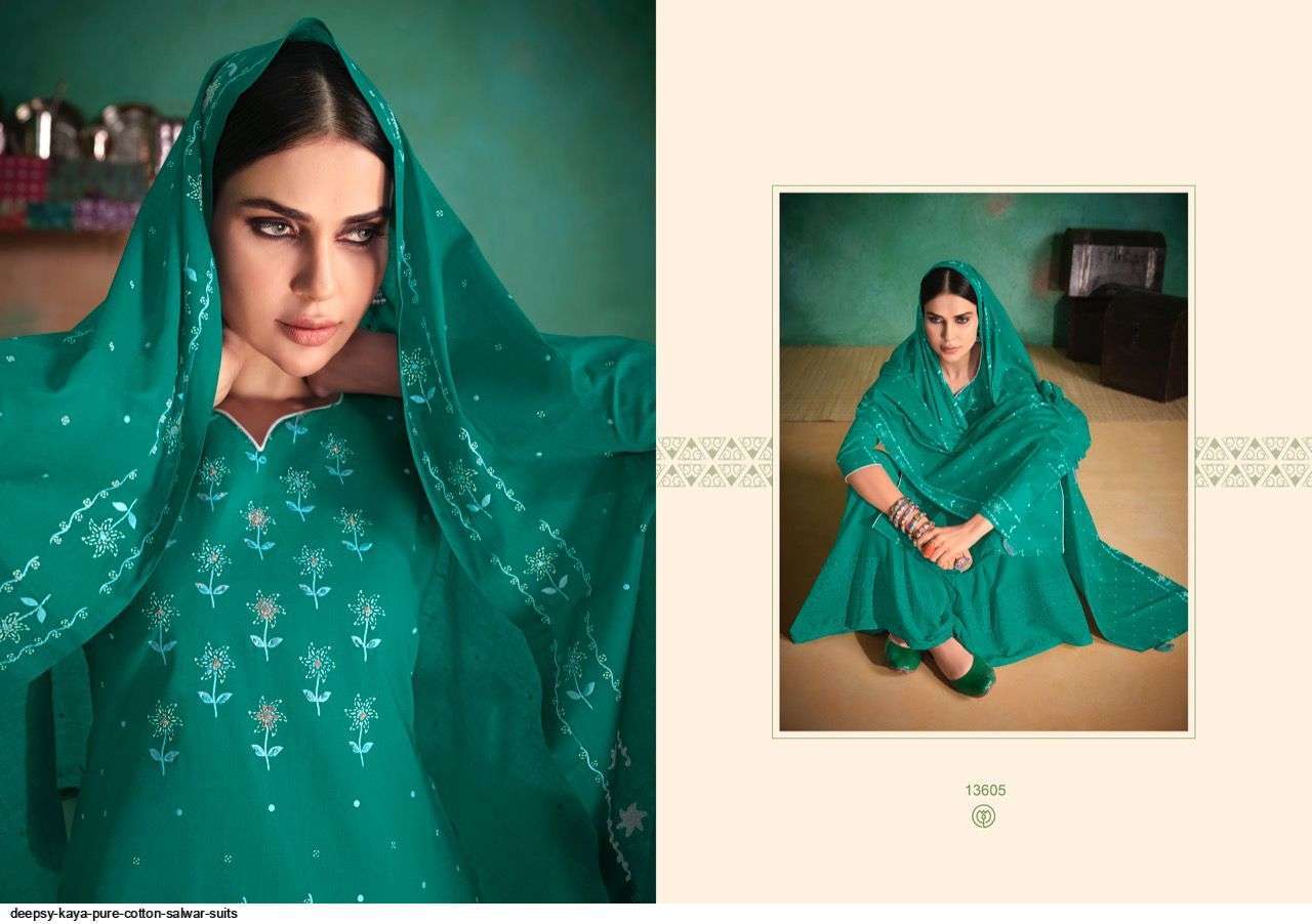 DEEPSY SUITS PRESENT KAYA CATALOG PURE COTTON PRINTED DESIGNER SALWAR SUITS COLLECTION IN WHOLESALE PRICE AT SAIDHARANX 