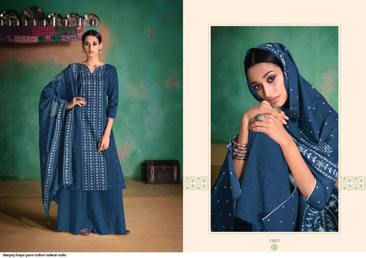 DEEPSY SUITS PRESENT KAYA CATALOG PURE COTTON PRINTED DESIGNER SALWAR SUITS COLLECTION IN WHOLESALE PRICE AT SAIDHARANX 