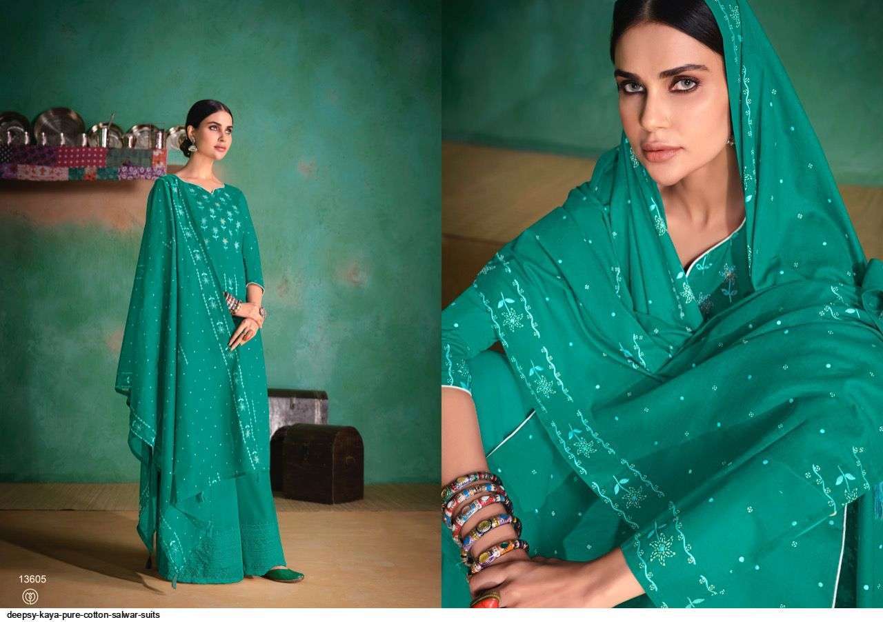 DEEPSY SUITS PRESENT KAYA CATALOG PURE COTTON PRINTED DESIGNER SALWAR SUITS COLLECTION IN WHOLESALE PRICE AT SAIDHARANX 