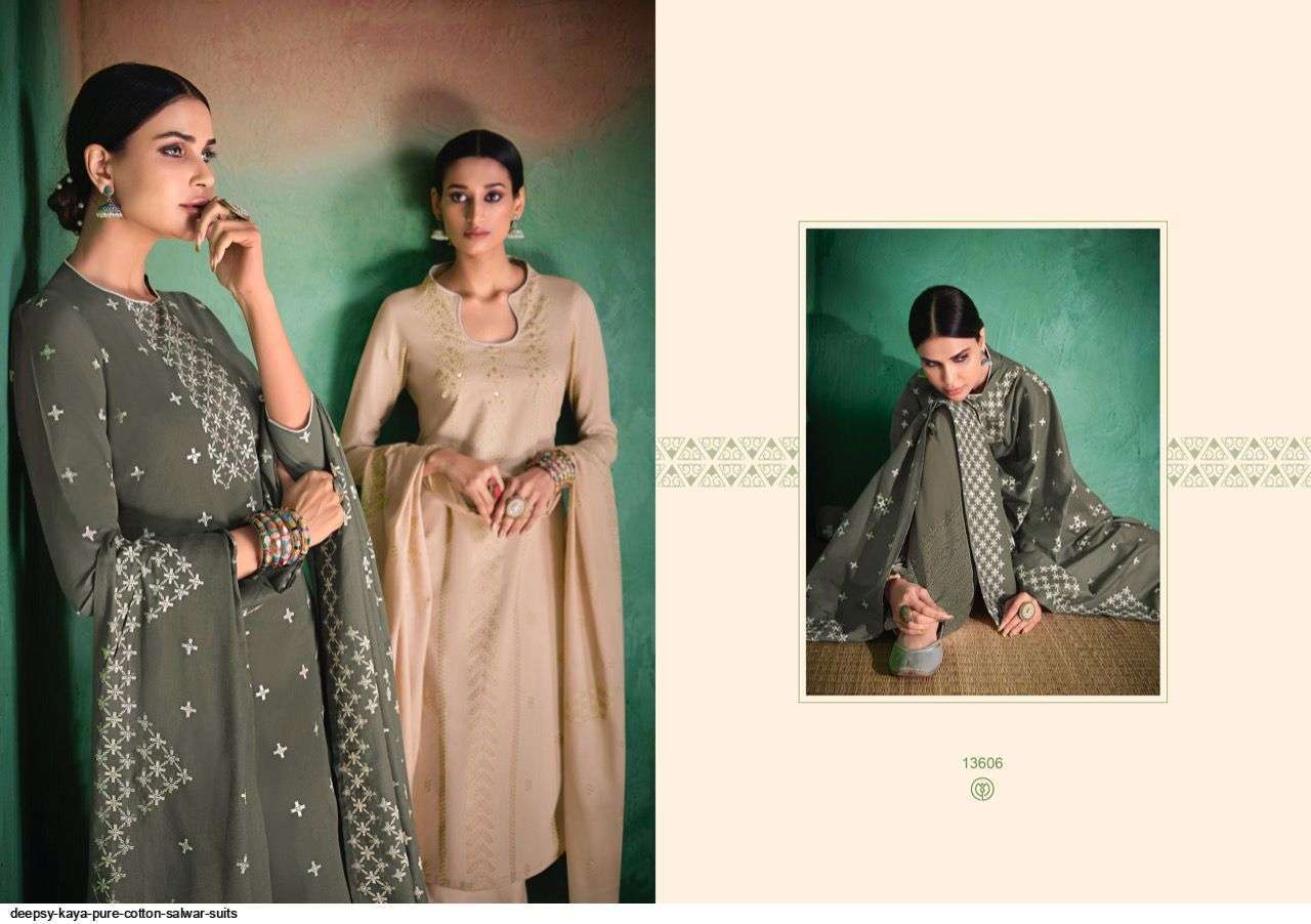 DEEPSY SUITS PRESENT KAYA CATALOG PURE COTTON PRINTED DESIGNER SALWAR SUITS COLLECTION IN WHOLESALE PRICE AT SAIDHARANX 