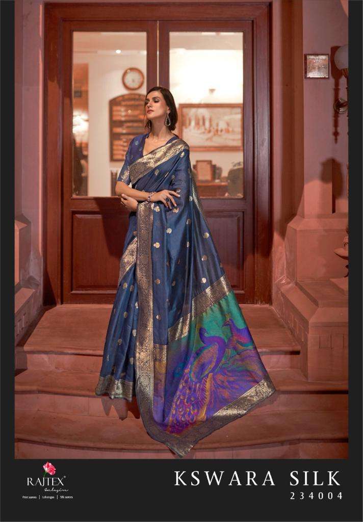 KSWARA SILK BY RAJTEX 234001 TO 234006 SERIES SILK SAREES AT SAIDHARANX 