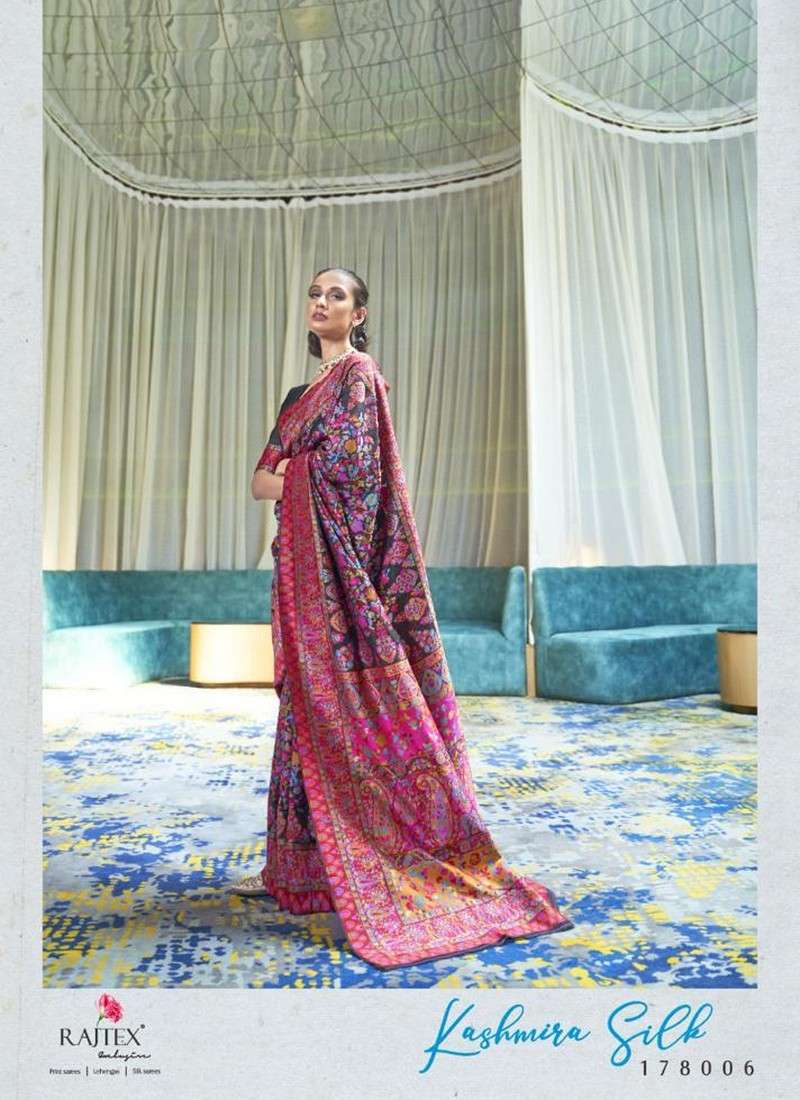 Rajtex Kashmira Silk New Designer Handloom Weaving Sarees Collection At SaiDharaNx 
