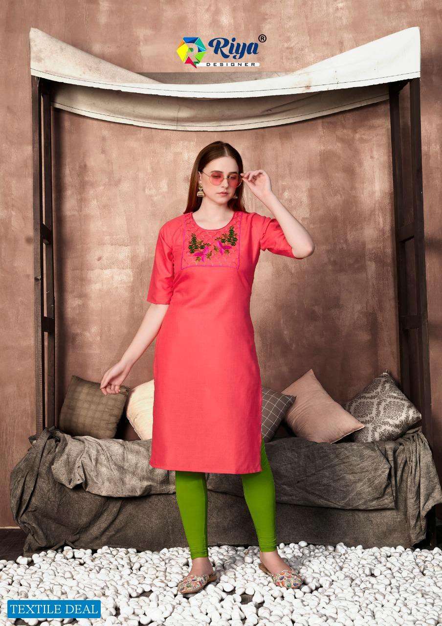Dry Cleaning Green Color Beautiful Lightweight 3/4 Sleeve Pure Cotton  Ladies Casual Kurtis at Best Price in Dehradun | Vedanshi Fashion