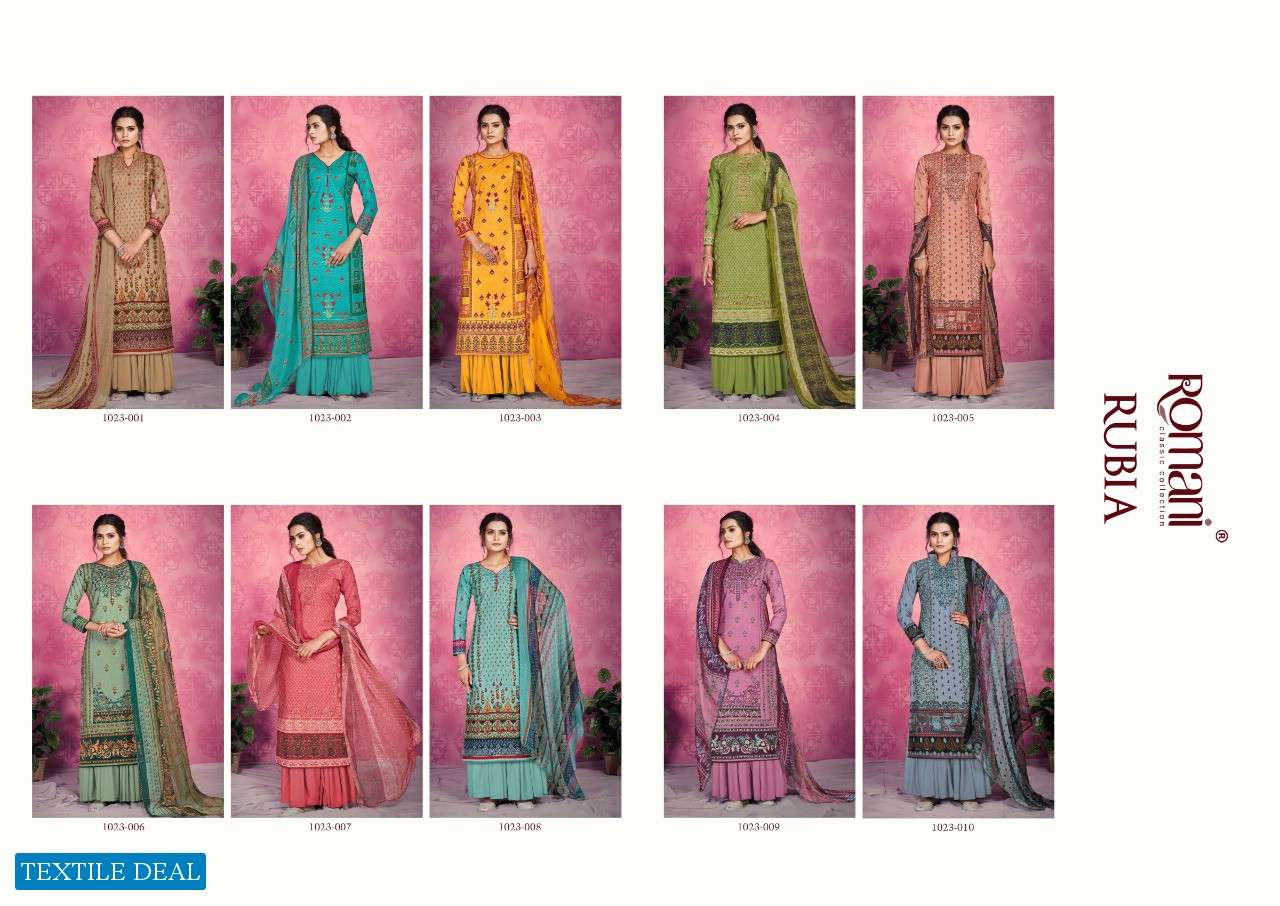 ROMANI RUBIA COTTON PRINTED DRESS MATERIALS AT SAIDHARANX 