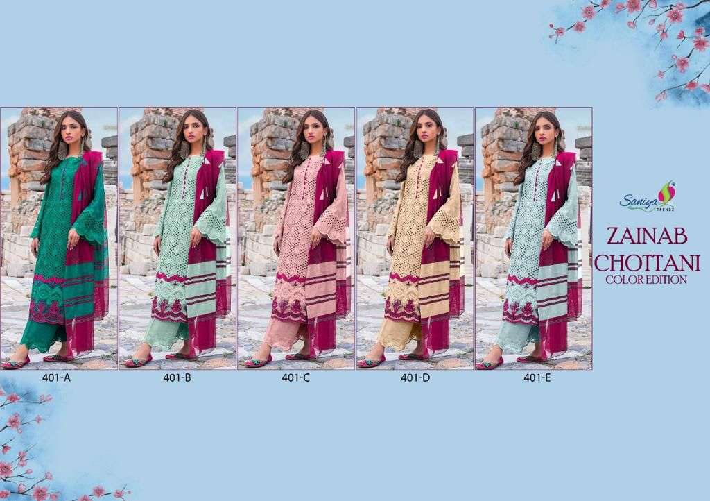 Saniya Zainab Chottani Color Edition Designer Pakistani Salwar Suits Full Catalog Available At Wholesale Rate at saidharanx 