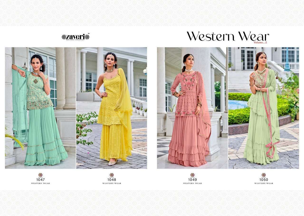 Zaveri Western Wear Vol 2 1047-105 Series Stylish Look Party Wear Online at saidharanx 