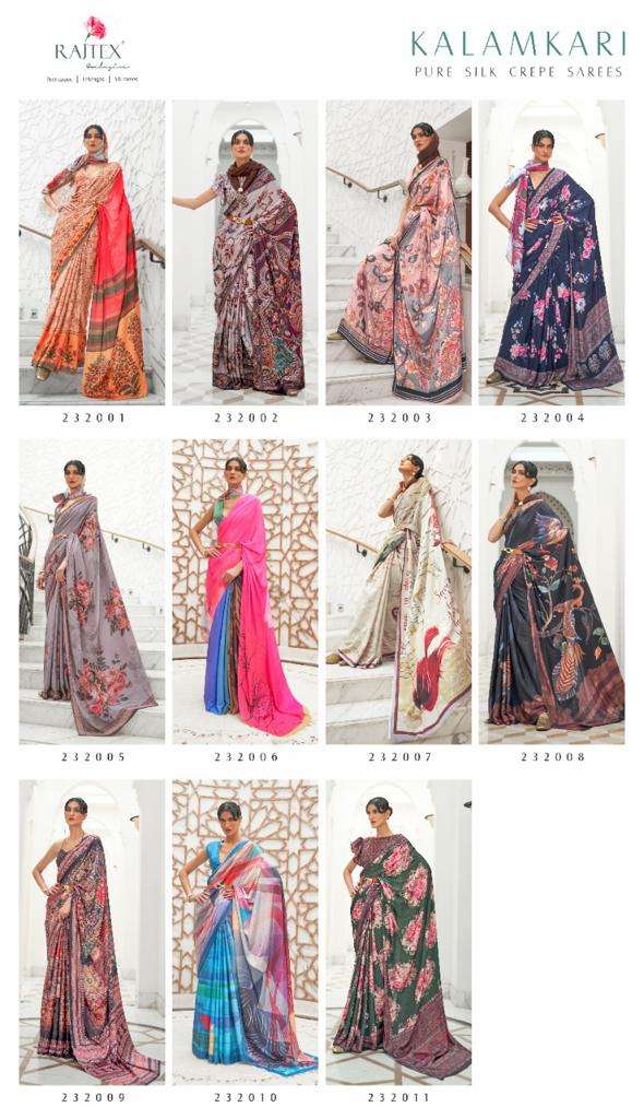 Rajtex Kalamkari Pure Silk Saree At Saidharanx 